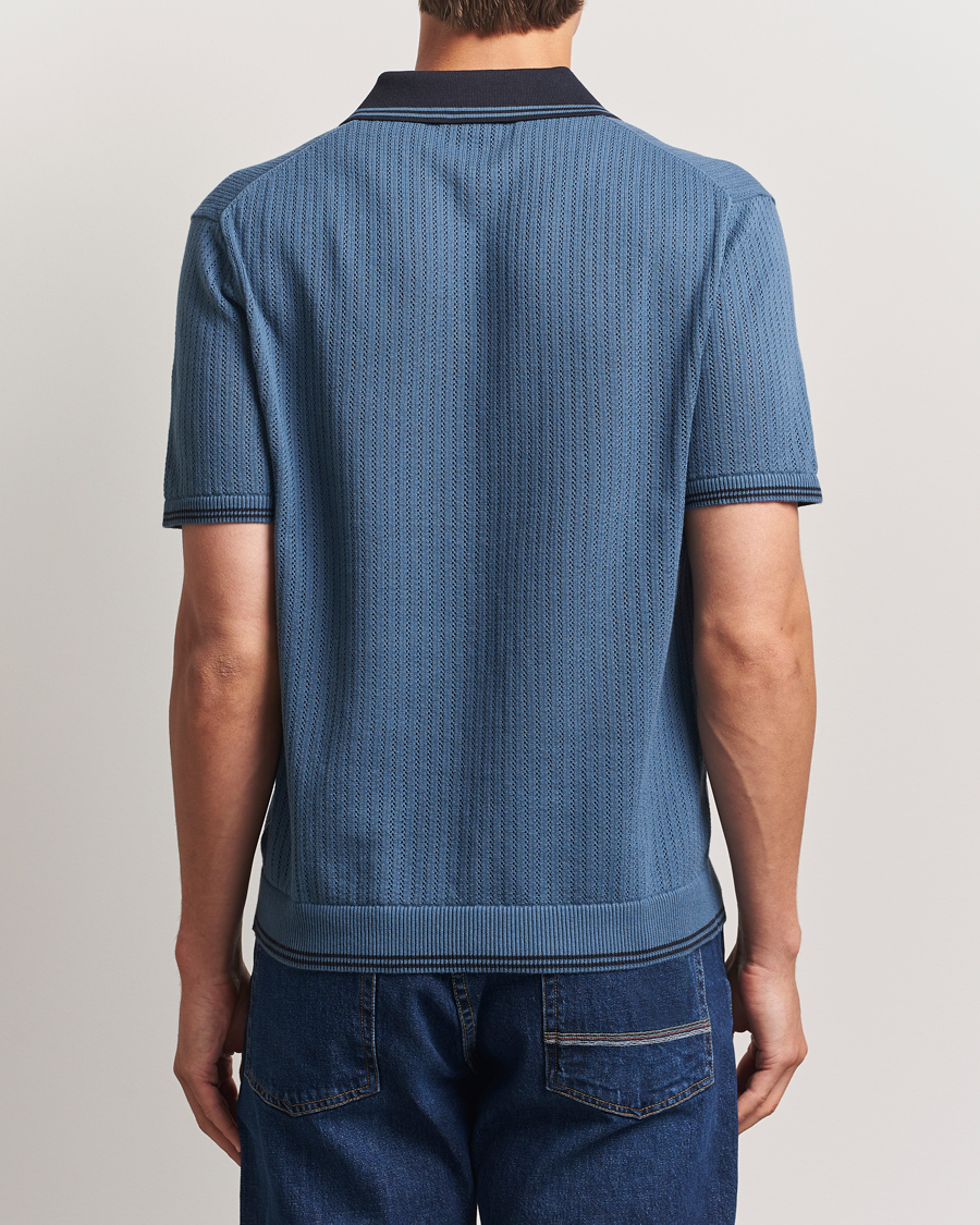 PS Paul Smith Knitted Polo Blue