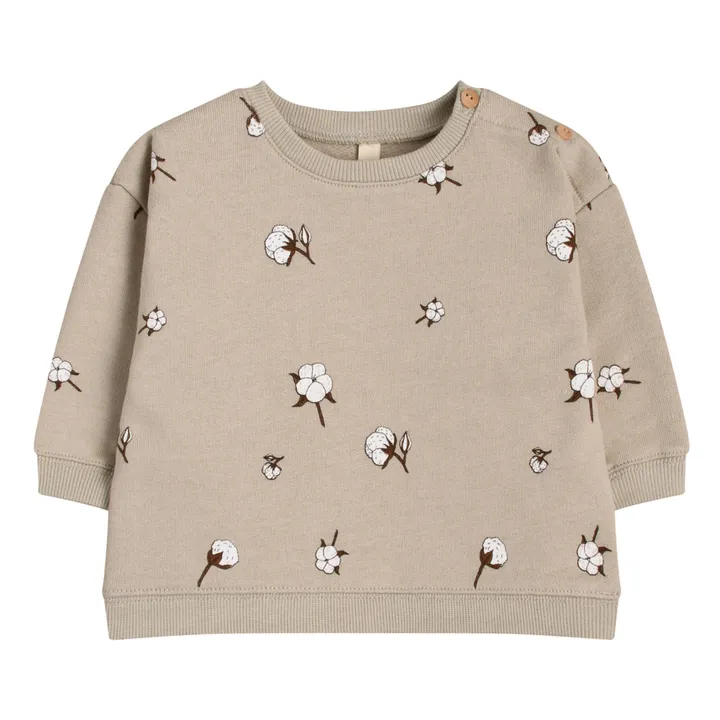 Organic Zoo Sweat Molleton Cottonfield | Gris clair
