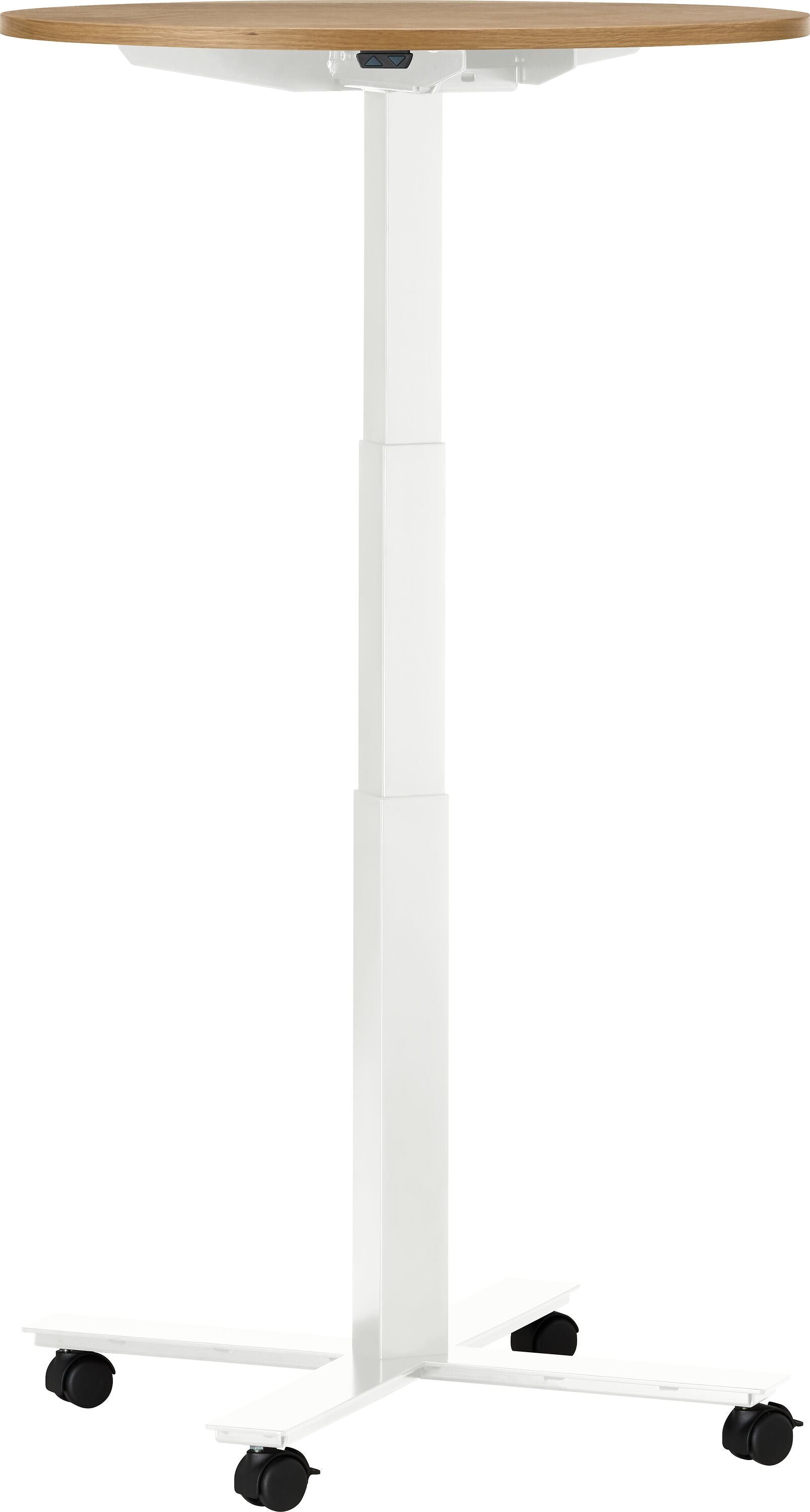 FLEXCUBE Besprechungstisch höhenverstellbar - Eiche / H: 66.5 cm