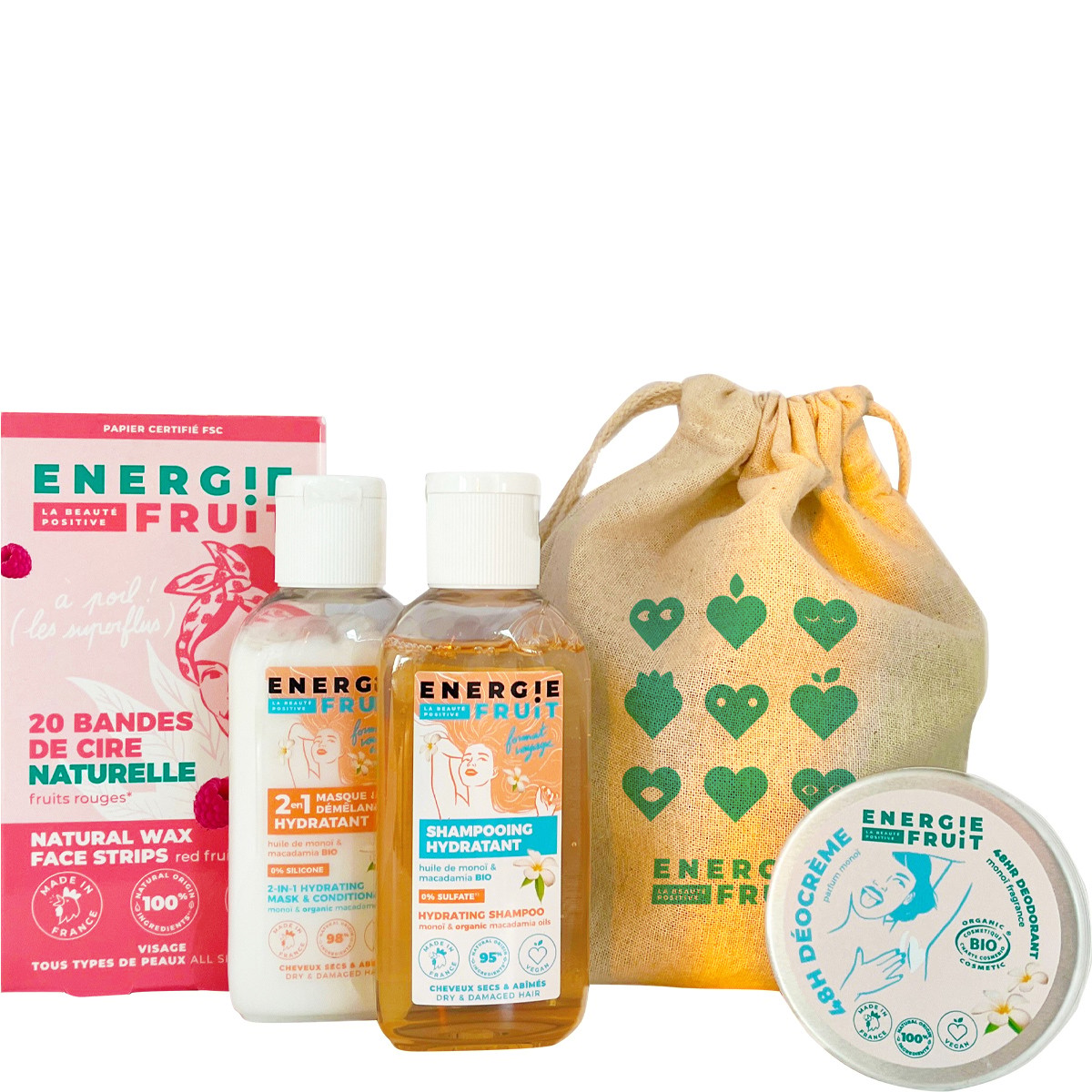 Trousse essentiels voyage - Monoï - Corps & cheveux - 4 produits