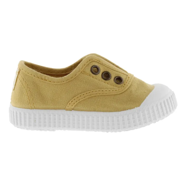 Victoria Baskets Inglesia Elastico Lon | Jaune pâle