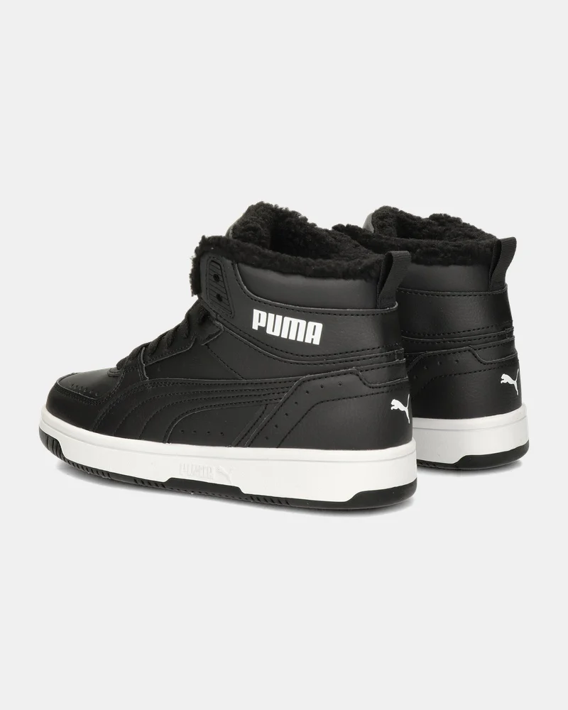 Puma Rebound Joy Fur Hoge sneakers  - zwart