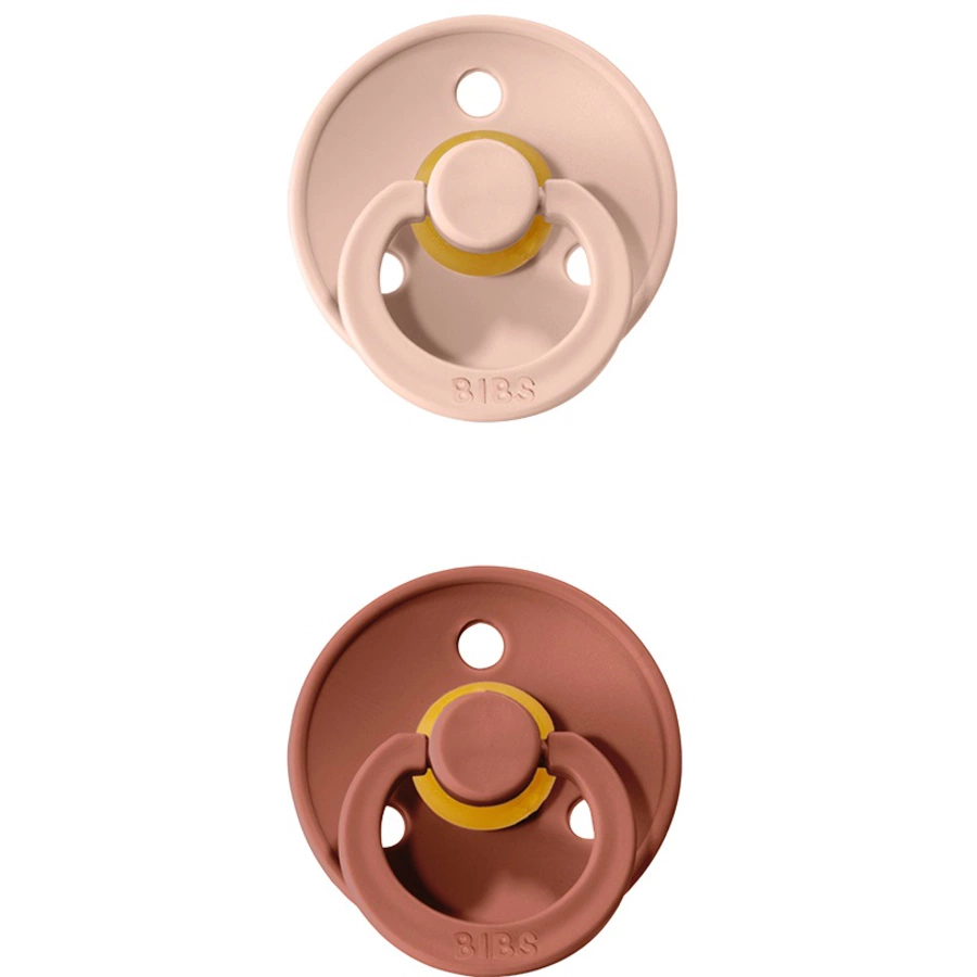 BIBS® Schnuller Colour Blush  Woodchuck 0-6 Monate, 2 Stk.