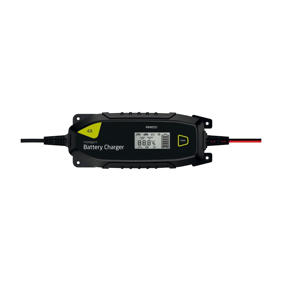 PROUSER Elektronisk Batterilader 6V/12V 4A