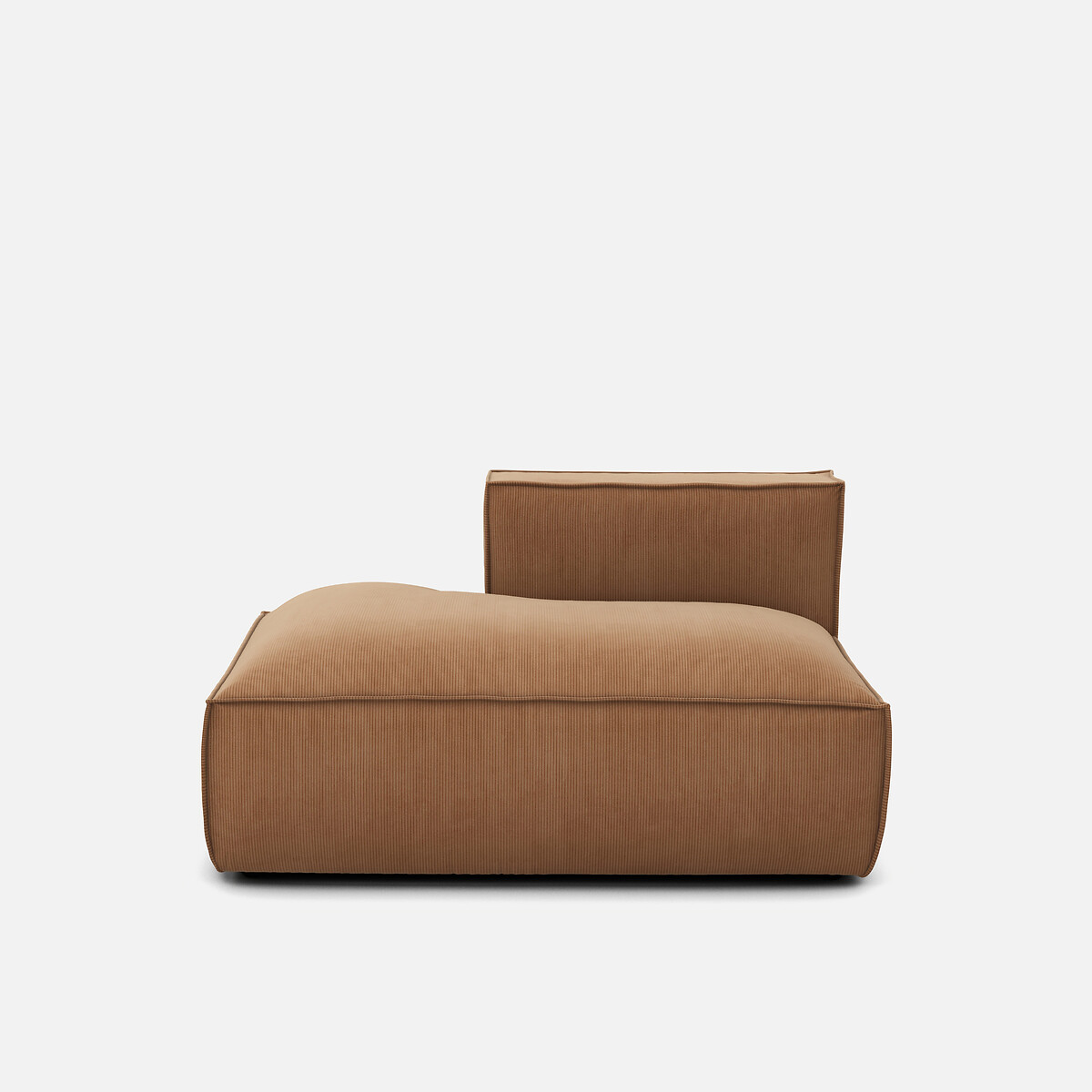 LA REDOUTE INTERIEURS<br>Sofá lounge, esquerdo, veludo cotelê, Seven