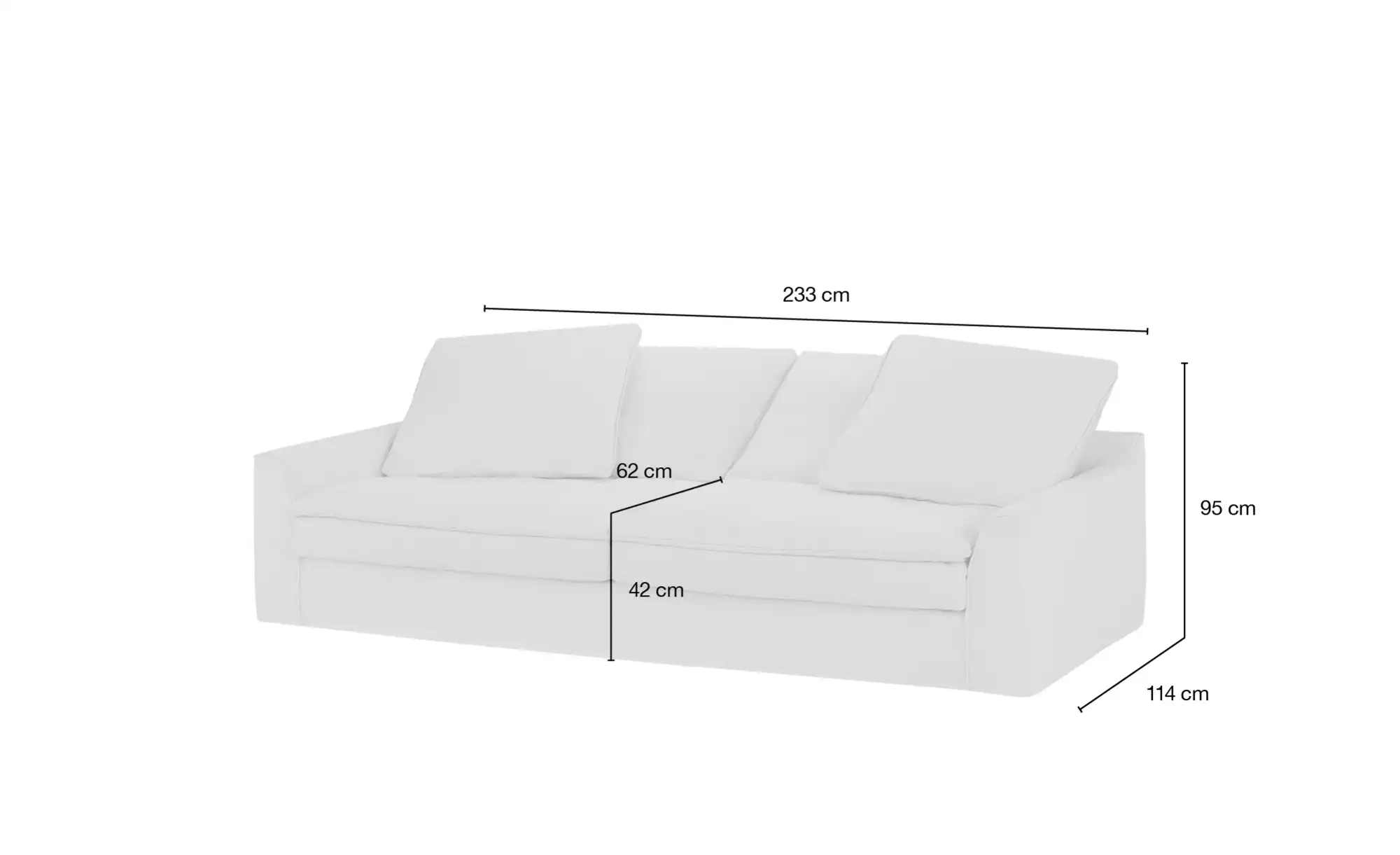 SOHO Sofa 3-sitzig Sarvika