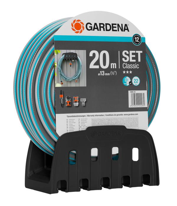 GARDENA Wandhalterung mit Schlauch 13 mm