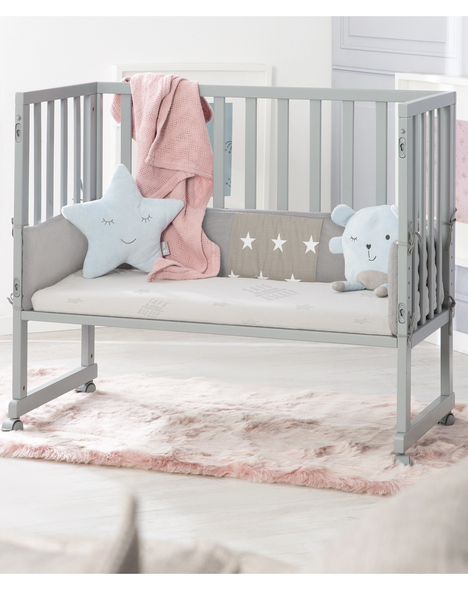 Beistellbett LITTLE STARS 3in1 86 x 90 cm