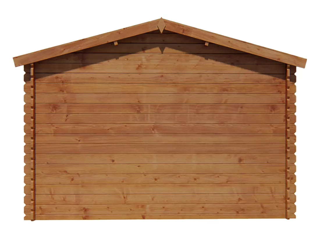 Abri de jardin en bois traité par autoclave 9,91 m² épaisseur 28 mm - HORTUSA