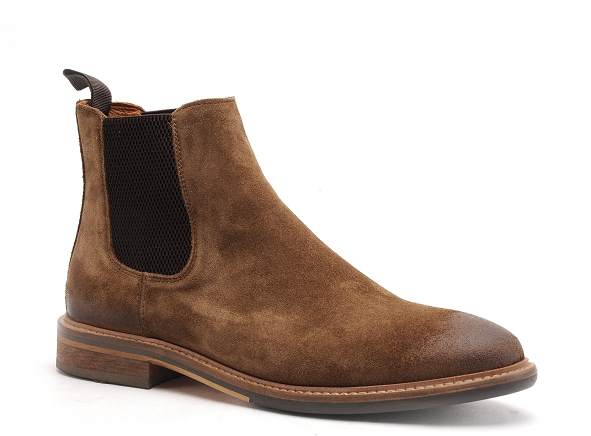 Schmoove boots bottine homme pilote chelsea marron