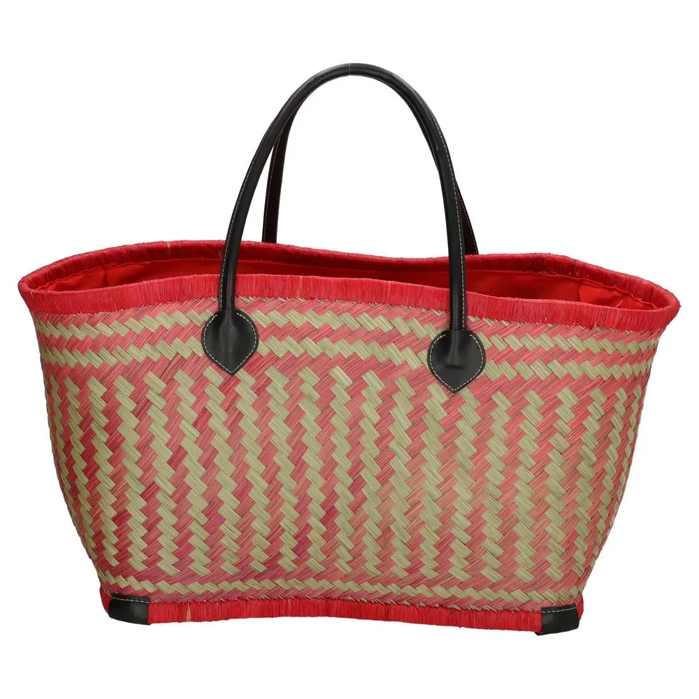 PE-Florence Bozaka Rieten Mand Rood