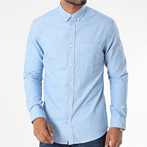 Chemise Manches Longues Alvaro Bleu