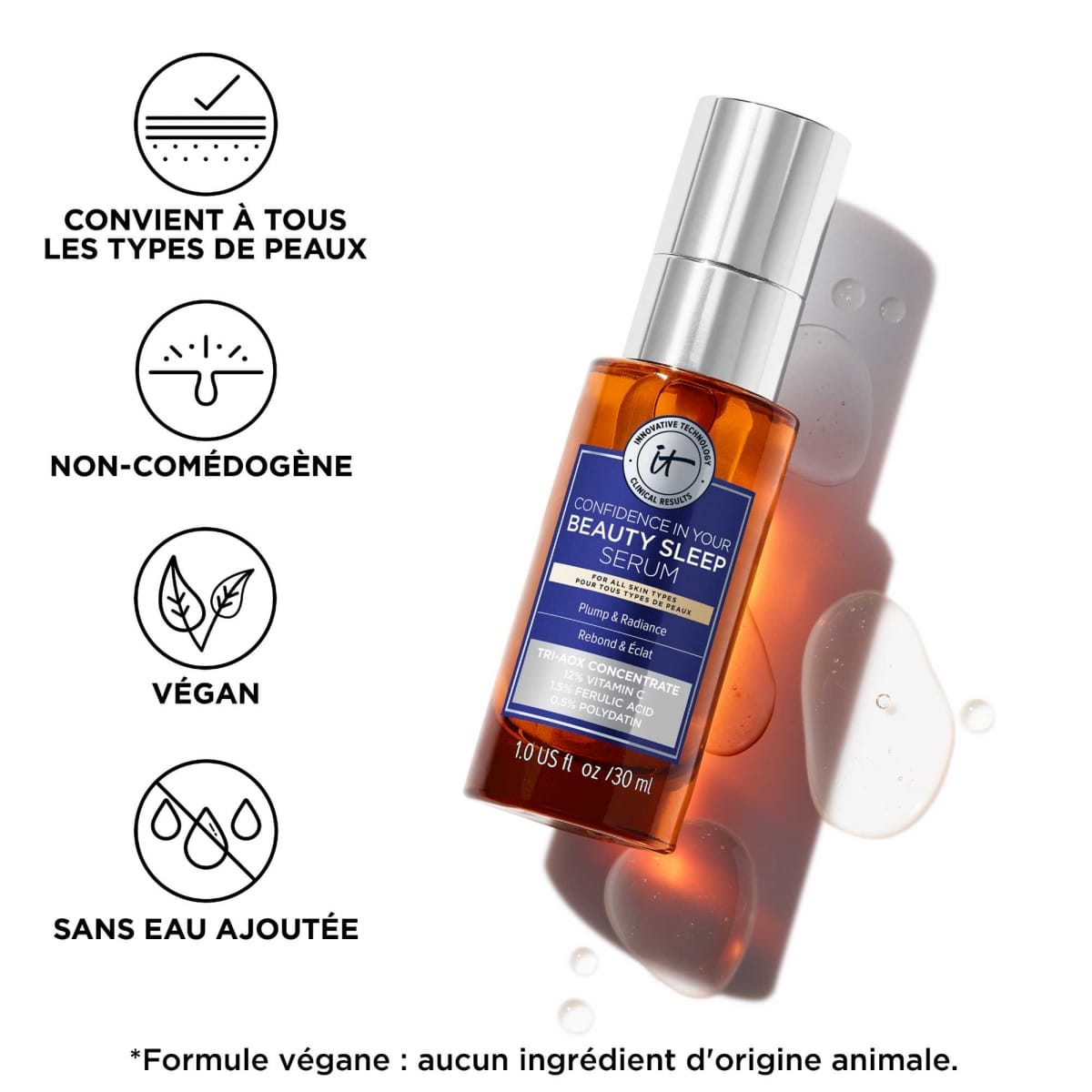 It Cosmetics Confidence in Your Beauty Sleep Sérum Sérum de Nuit Anti-Âge