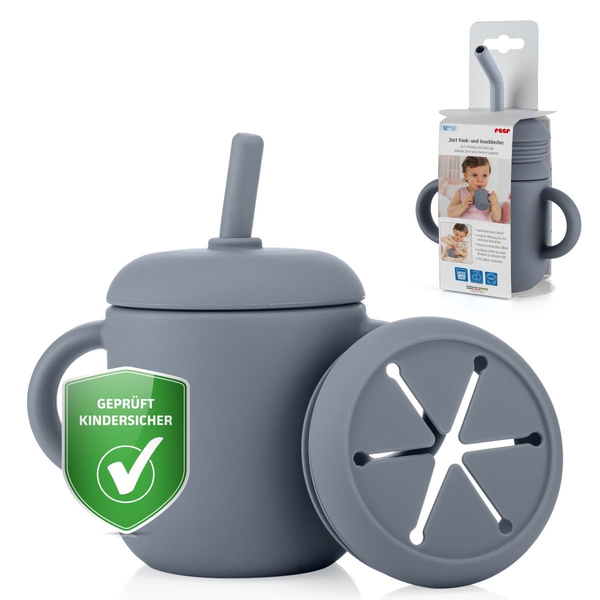 reer 2in1 Trink- & Snackbecher