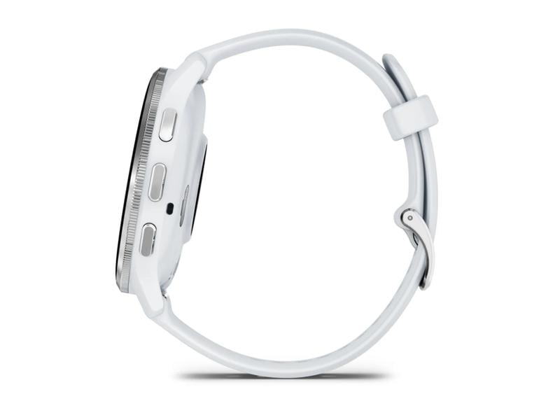 GARMIN Sportuhr Venu 3 Steinweiss / Silber Smartwatch