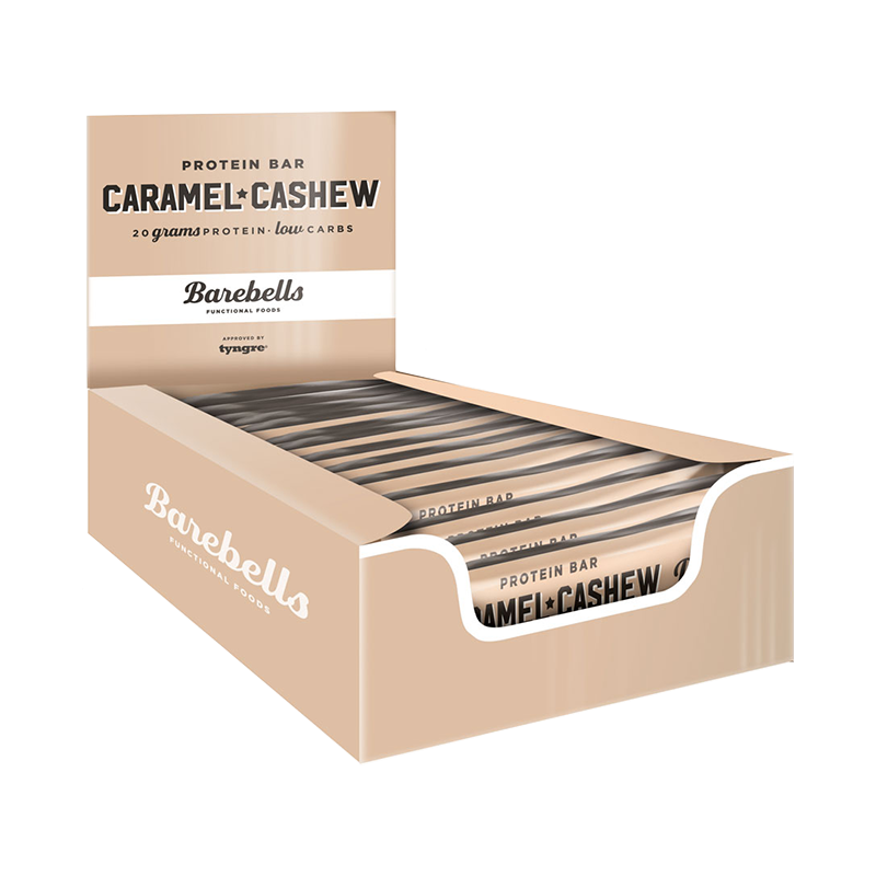 Barebells Protein Bar Caramel &amp; Cashew 12x55g