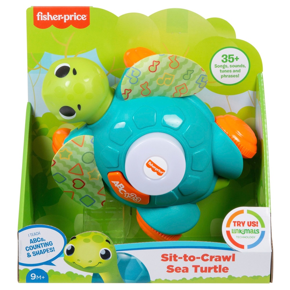 Fisher-Price Linkimals Sit-to-Crawl Meeresschildkröte