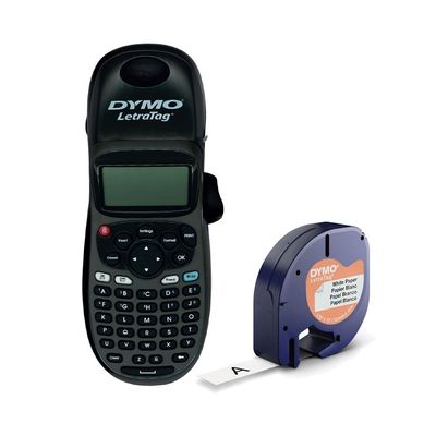 Dymo LetraTag LT-100H Black édition - Étiqueteuse - imprimante d'étiquettes monochrome - impression par transfert thermique