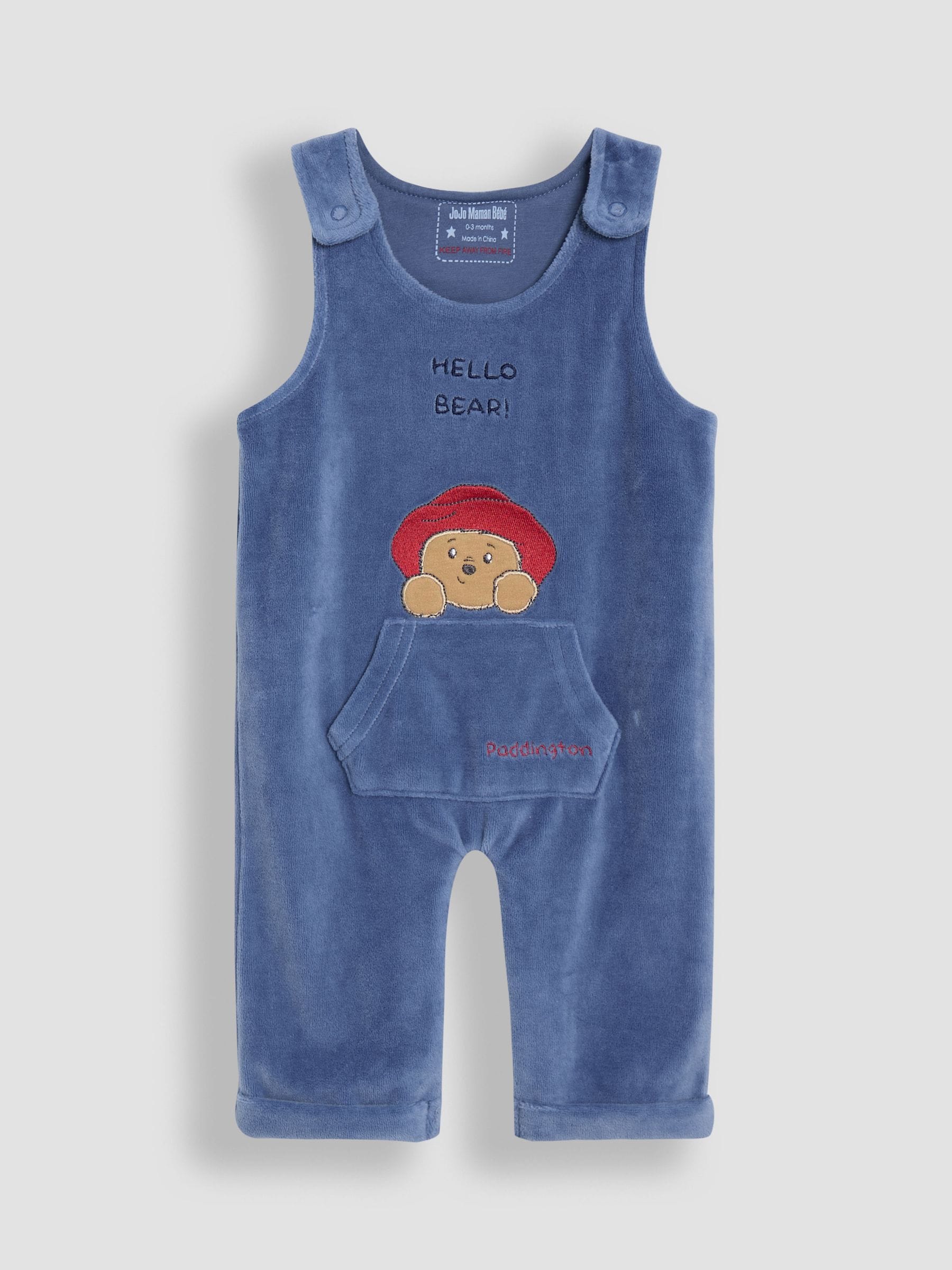 JoJo Maman Bébé Appliqué Dungaree Set