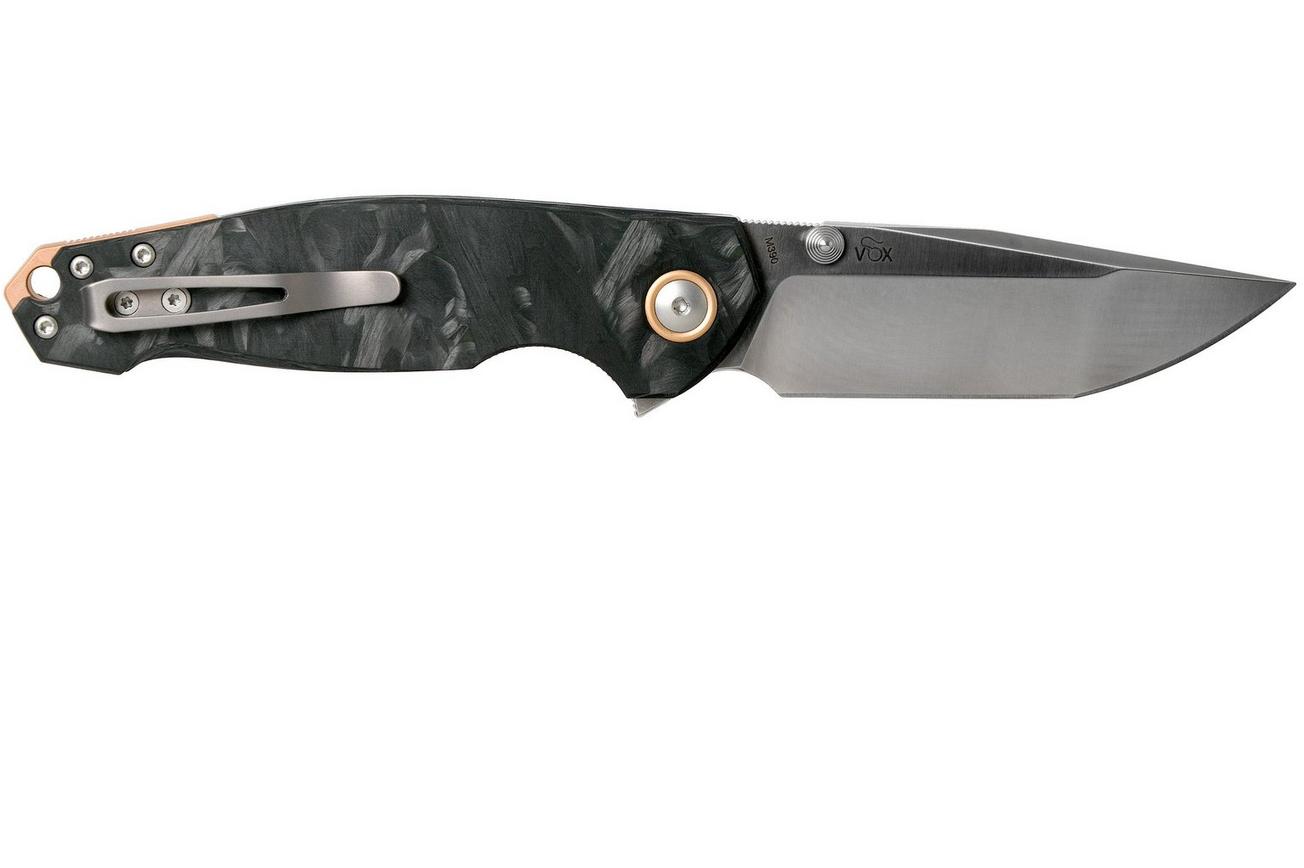 Viper Katla V5980FCM Satin, Marbled Carbonfiber zakmes, Jesper Voxnaes design