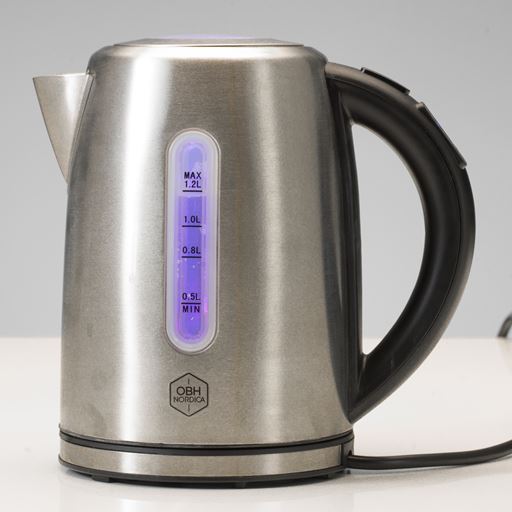 OBH Nordica 6407 Color Glow Elkedel, Stål, 1,2 L