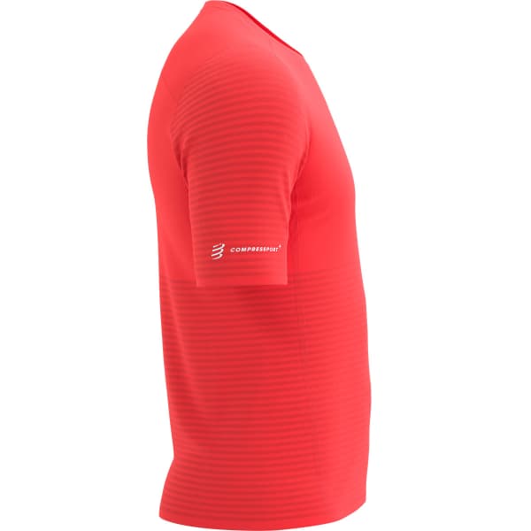 T-shirt COMPRESSPORT PRO RACING SS TSHIRT M FLUO RED