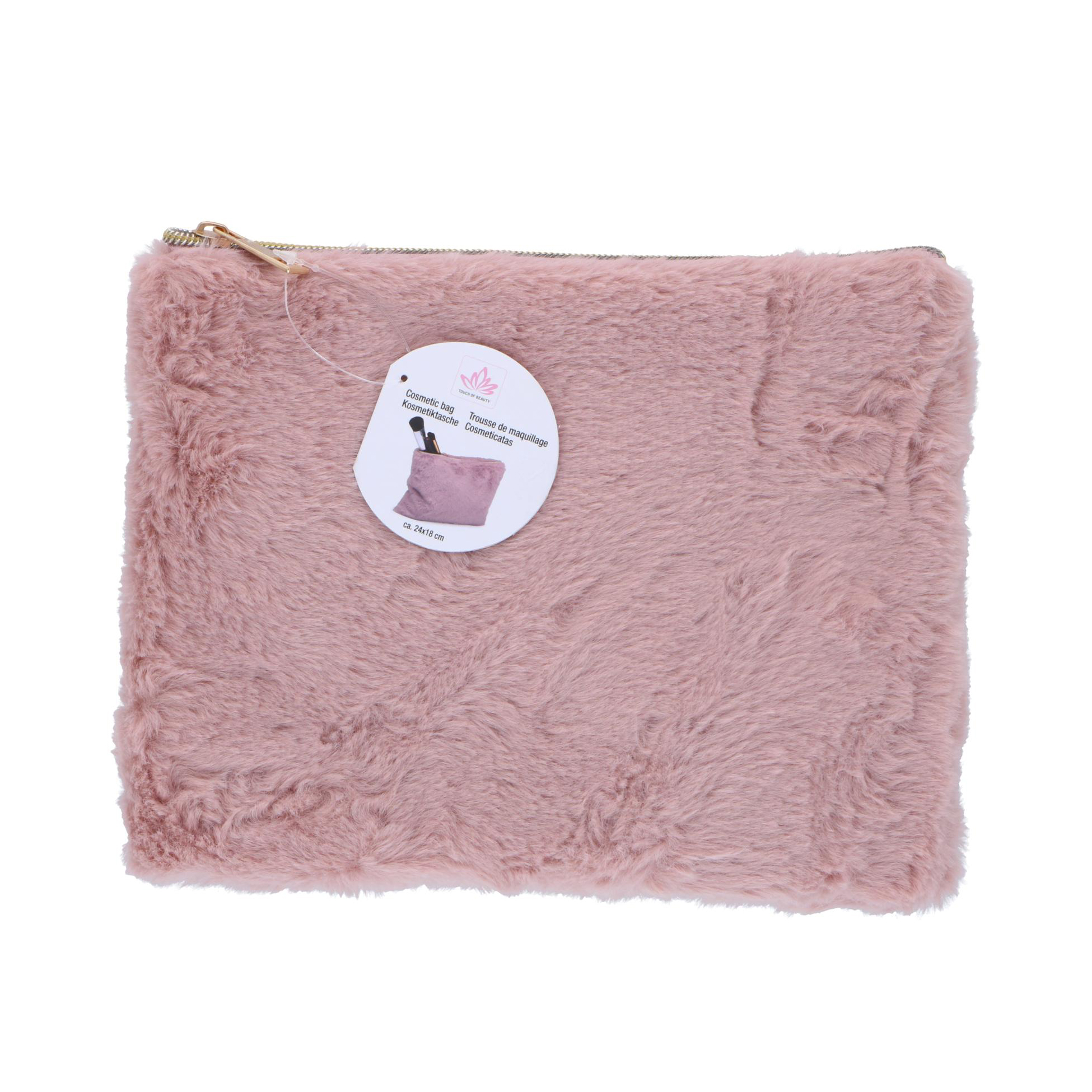 Kosmetiktasche 24 x 18 cm rosa