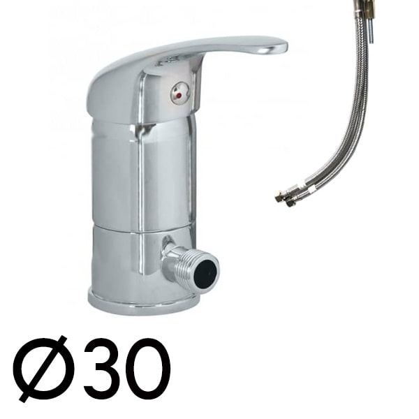 Mélangeur douche sans contacteur perçage 30 mm