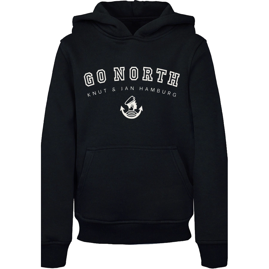 F4NT4STIC Hoodie Go North Knut & Jan Hamburg schwarz