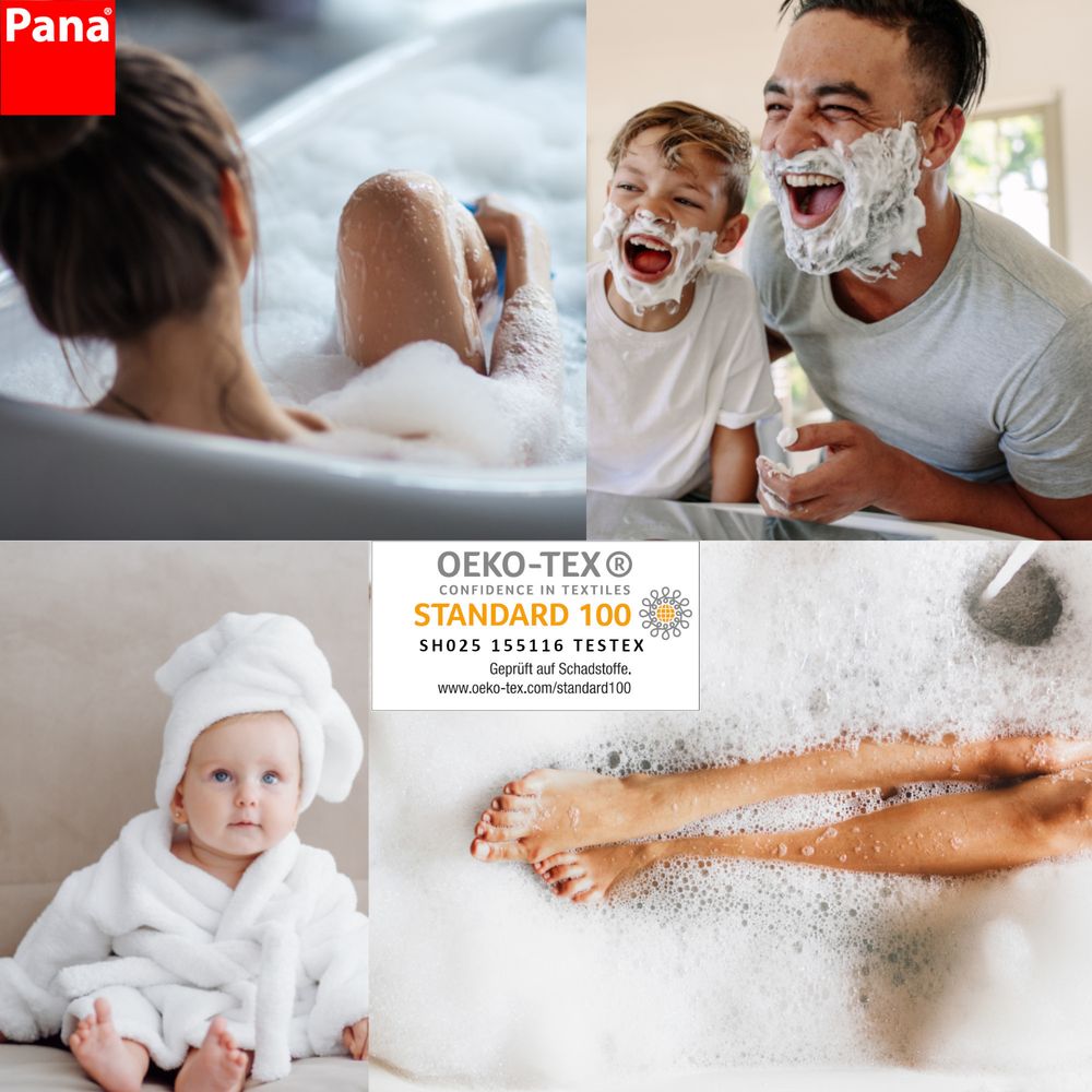 PANA® Memoryschaum Badematte • Badvorleger 50 x 80 cm • Badteppich • Duschvorleger • Viskoelastische Badematte • versch. Farben