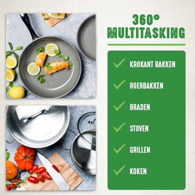 GreenChef Profile Plus Koekenpan - 20 cm