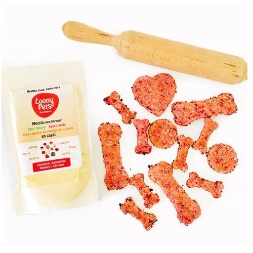 Mistura para bolos natural Loonypets para cães