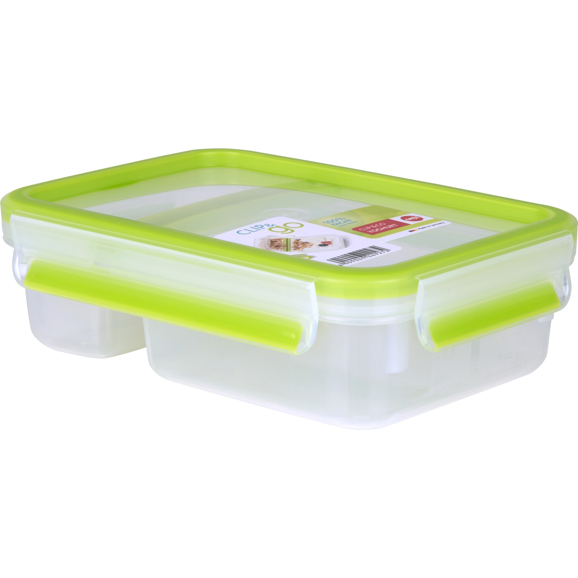 Emsa Lunch-Box CLIP & GO Joghurtbox 0,6 Liter