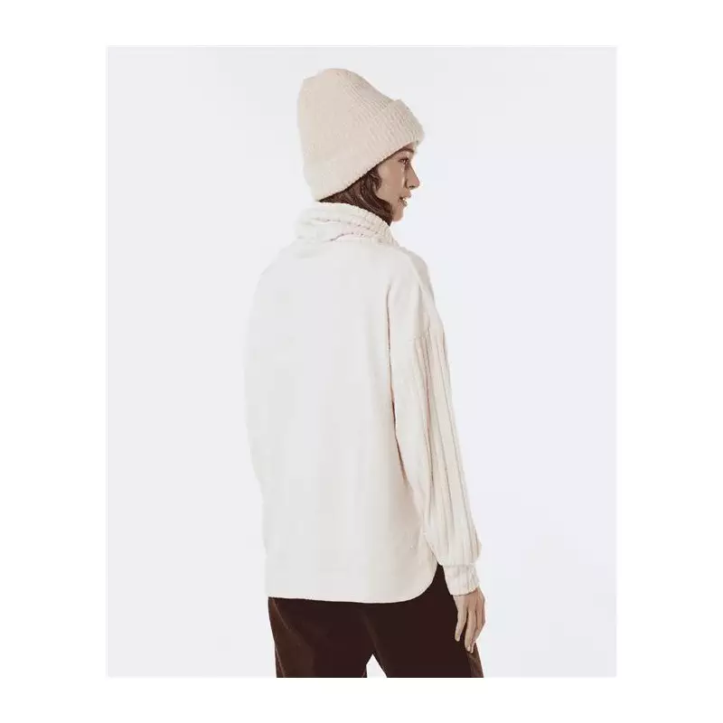 Sweat femme RIPCURL Cosy Roll Neck Ii Ecru Marle