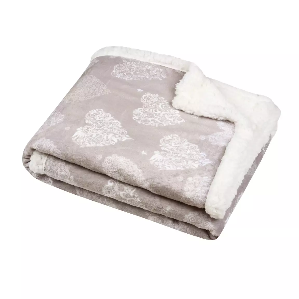 Plaid doux (130 x 160 cm) Adelaïde Beige