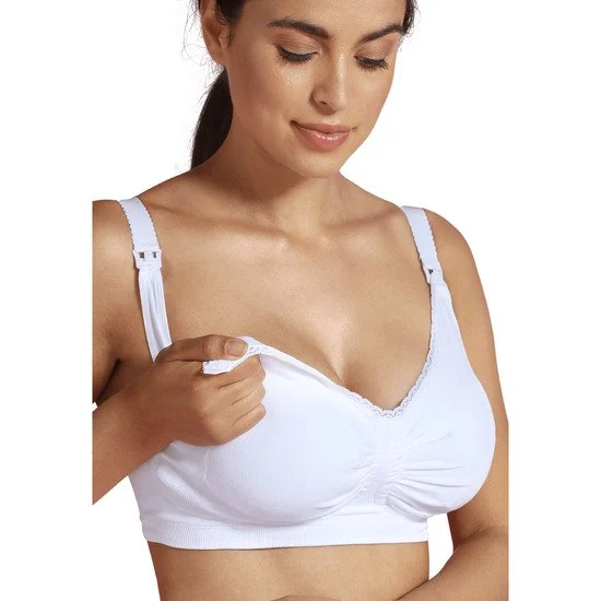 Soutien-gorge grossesse et allaitement rembourré Carri-Gel   Blanc        de               Carriwell
