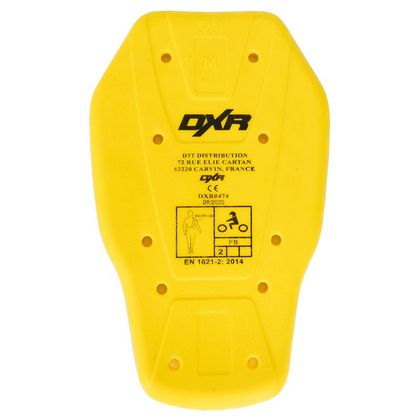 Dorsale DXR BACK PROTECTOR CE LEVEL 2 - Jaune