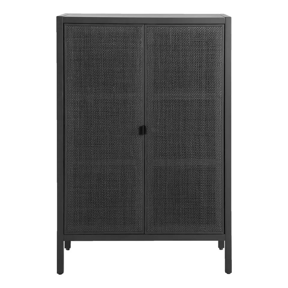 Kast Morris - zwart - 120x80x40 cm