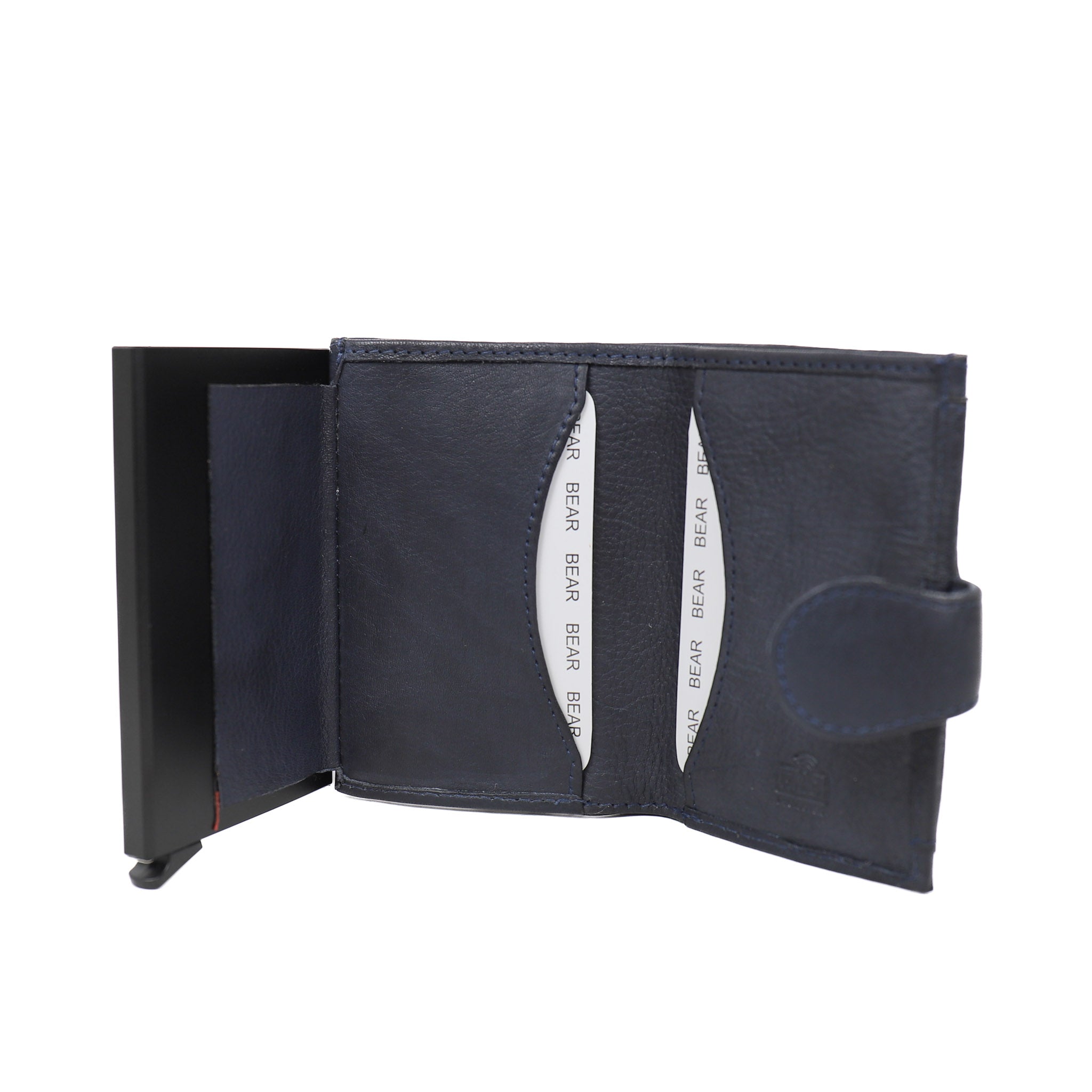 Pasjeshouder 'Elsie' navy Blauw