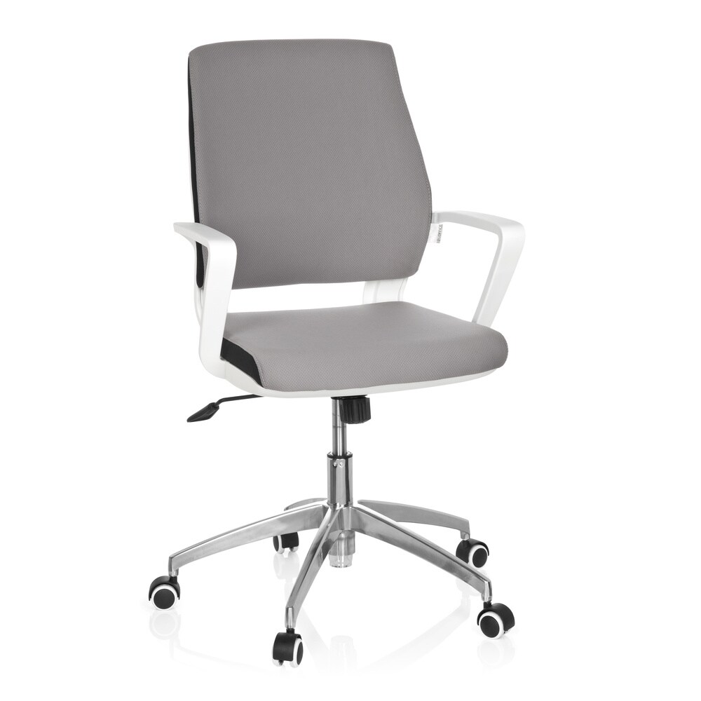Profi Bürostuhl ESTRA Stoff mit Armlehnen (nicht höhenverstellbar) hjh OFFICE