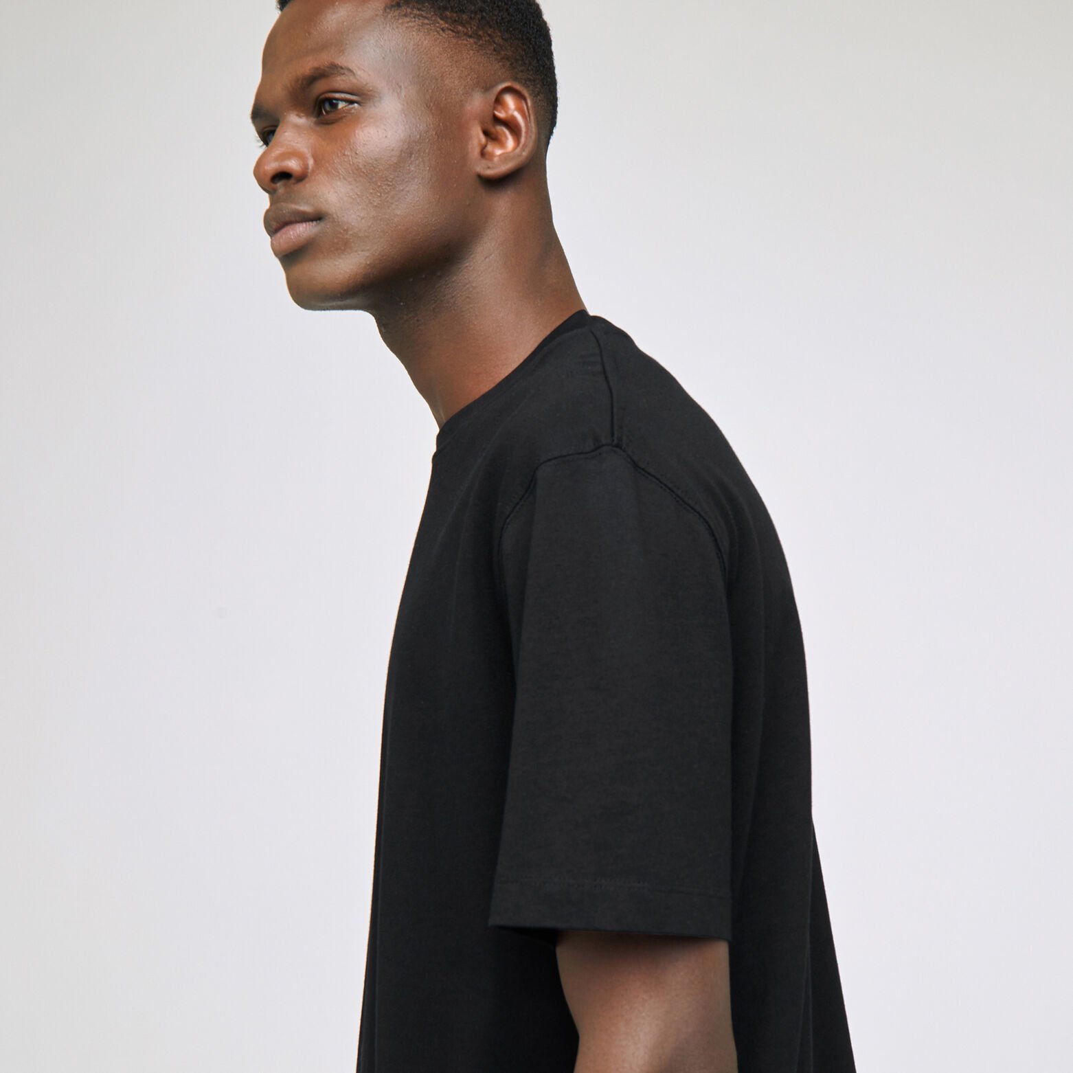 Tee shirt 'le parfait by JULES' coton issu de l'ag Noir