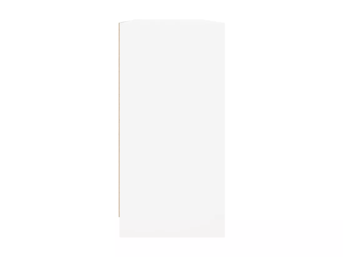 Bibliothèque avec portes blanc 204x37x75 cm bois d'ingénierie
