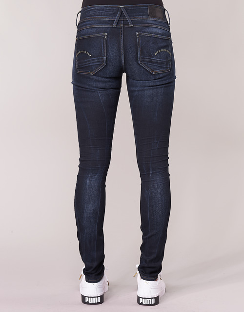 G-Star Raw - LYNN MID SKINNY WMN - Bleu Faded Blue