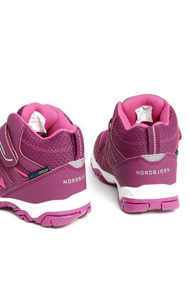 Nordbjørn Mercury Mid WP  Fleecefôrede Sneakers, Dark Fuschia