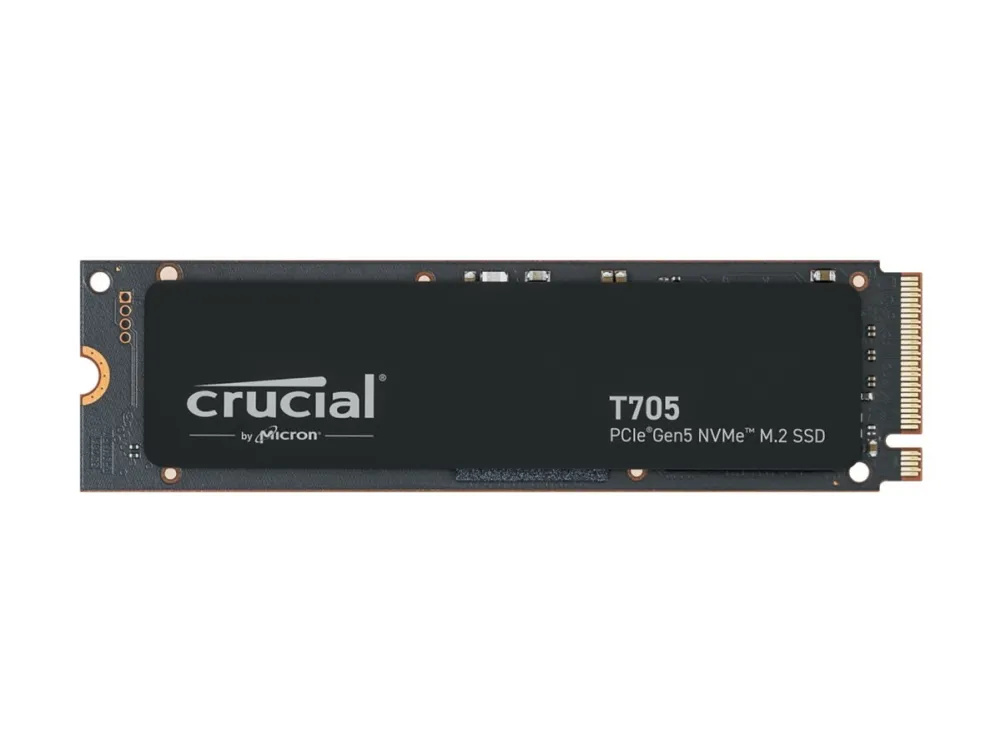 Crucial T705 - SSD - krypteret - 2 TB - intern - M.2 2280 - PCI Express 5.0 (NVMe) - TCG Opal Encryption 2.01