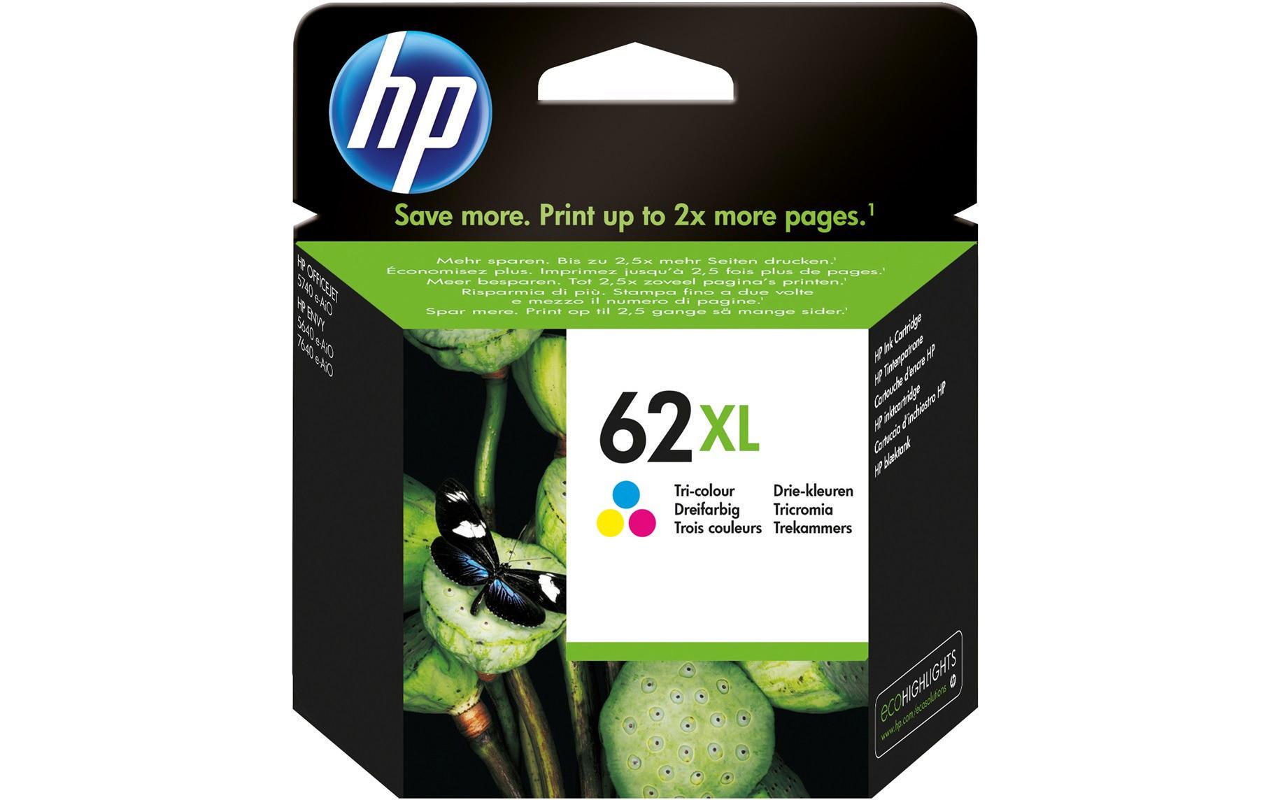 Tinte Nr. 62XL (C2P07AE) Cyan/Magenta/YellowDruckerpatrone