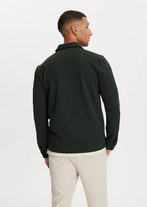 Overshirt met ritssluiting groen (GRN.G)