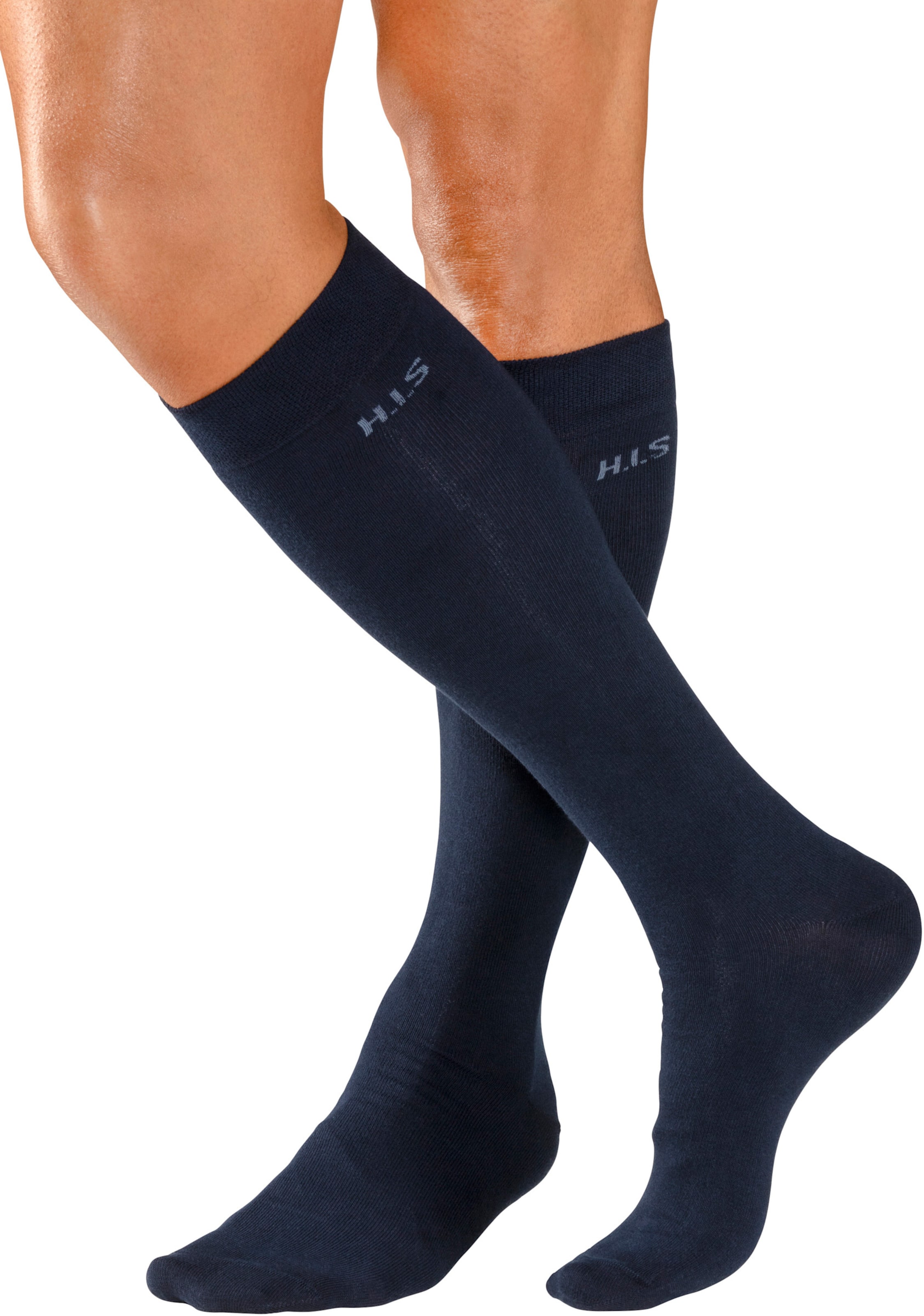 H.I.S Kniestrümpfe in marine, jeans