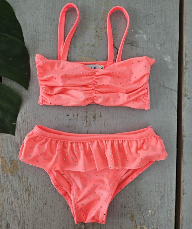 Diamond bikini - coral