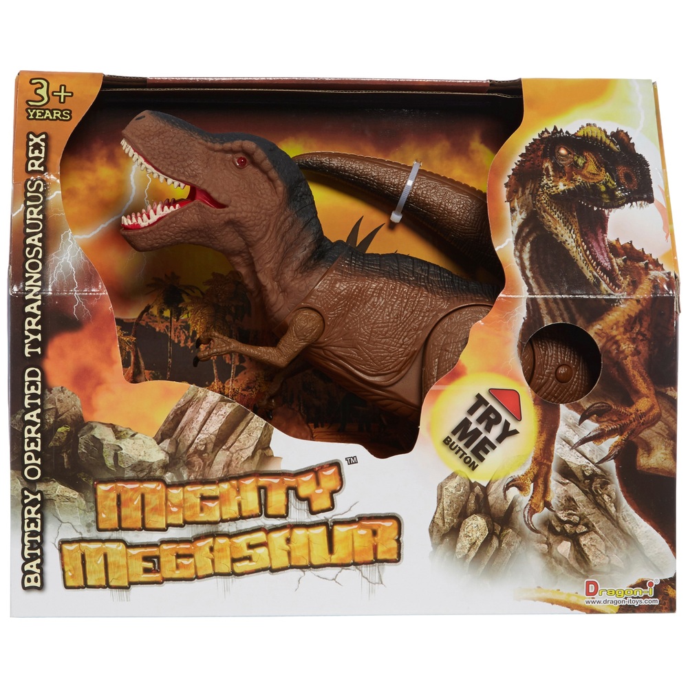Mächtiger Megasaurier, laufender und brüllender T-Rex